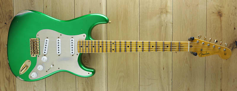 Fender Custom Shop 55 Strat Relic , Lime Green Metallic Fender Custom Shop 55 Strat Relic , Lime Green Metallic