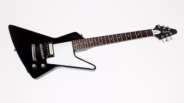 Epiphone PRO-1 Explorer Black Electric Guitar | Reverb