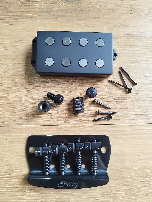 Sterling by Music Man Bridge Pickups Preamp Set Bass 4 String Reverb