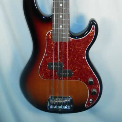 G&L Fullerton Deluxe SB-1 3-tone Sunburst 4-string electric bass with gig bag used Made in USA image 6