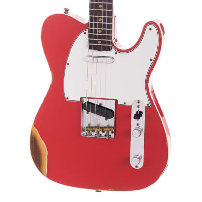 Fender Custom Shop 1960 Bound Telecaster Relic, Lark Custom - Hot Rod Red (992) image 3