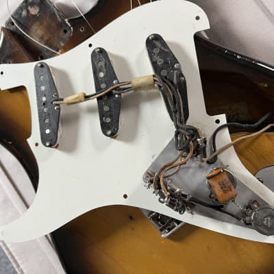 Fender Stratocaster 1954 ; 1955 - 1/55 TG neck and 11/54 body - Sunburst image 12