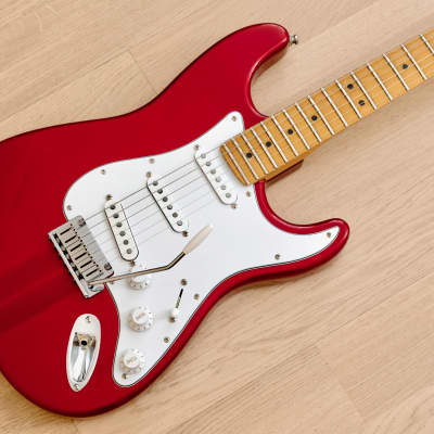 Fender american standard ストラトcandy apple Fender American Standard Stratocaster Candy Apple Red 1984