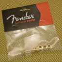 002-7703-049 (6) Fender Press-in Vintage Style Guitar Gold Tuner Bushings
