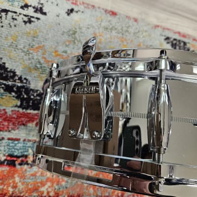Gretsch G4160 Chrome Over Brass 14x5" 8-Lug Snare Drum image 6