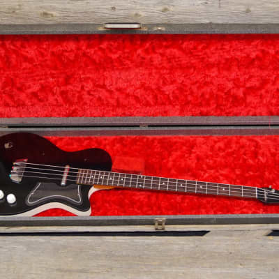 1964 Silvertone 1444 Danelectro Singlecut Bass with Case, Used image 13