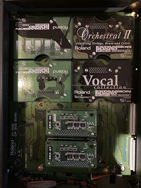 Roland SR-JV80-16 Orchestral II Expansion Board 1990s - Green