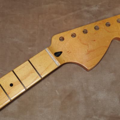 Mighty Mite MM2935VT Maple Stratocaster Neck Big CBS Headstock 22 Medium Jumbo Frets Thin Vintage Tinted Gloss Poly Finish NOS #5 image 1