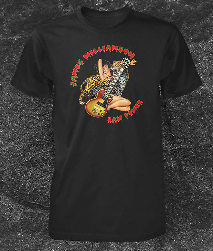 James Williamson Official Raw Power T-Shirt Black, Iggy Pop & The Stooges image 1
