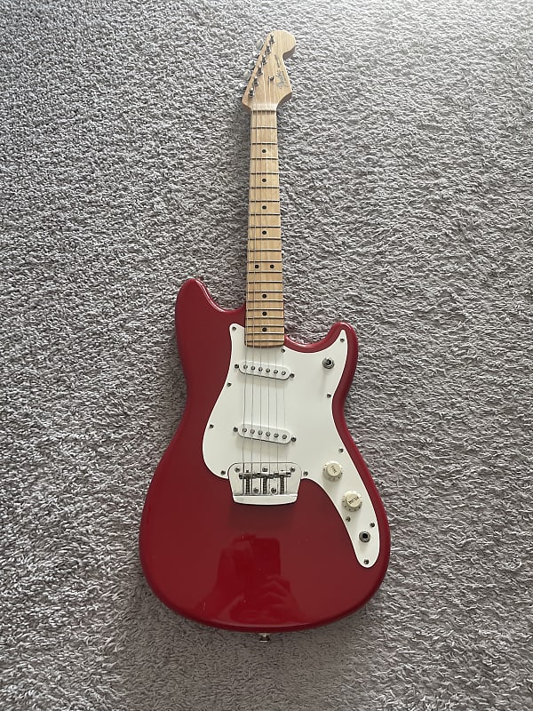Fender Duo Sonic 1993 Reissue MIM Torino Red Maple Fretboard Vintage Guitar image 1