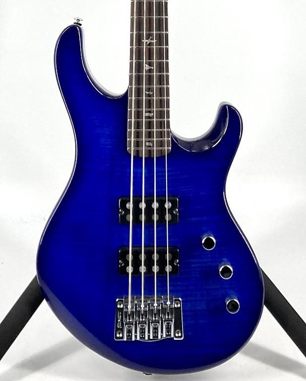 PRS SE Kingfisher 4 String Electric Bass Faded Blue Wrap Around Burst Ser#: E70218 image 1
