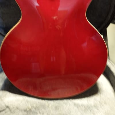 Hamer Echotone 2000 Trans Red 335 Semi-Hollow Guitar Seymour Duncan PAF image 8