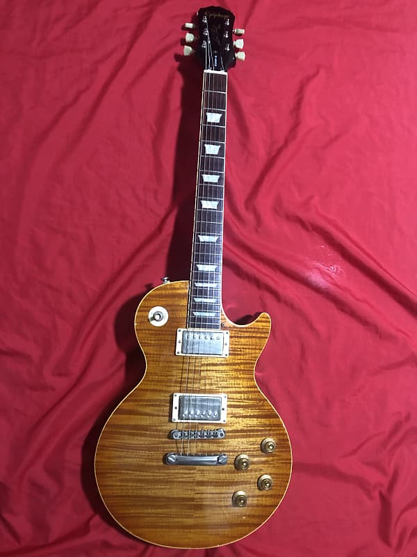 ギター Epiphone Japan Les Paul standard FUJIGEN Rare Epiphone Japan Les Paul Standard LQLong Neck Tenon/All