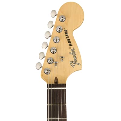 Fender American Performer Mustang Guitar w/ Gig Bag - Satin Sonic Blue image 4