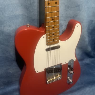Fender Vintera '50s Telecaster with Maple Fretboard 2019 - Present Fiesta Red image 4