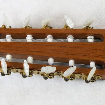 RARE 1989 Michael Menkevich Custom 10-String Classical Harp Guitar, Spruce/Brazilian, w/Case image 10