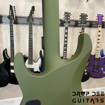 Jackson USA Custom Shop SL1H Soloist Electric Guitar w/ Case-Olive Drab Green image 13