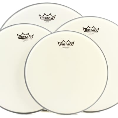 Remo Ambassador Coated 4-piece Tom Pack - 12/13/14/16 Inch | Reverb