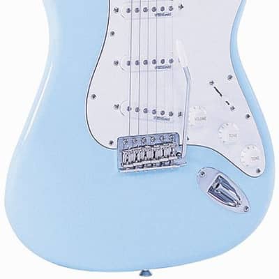 Vintage Guitars V6 Reissue Electric Guitar - Laguna Blue image 1