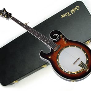 Gold Tone EBM-5 F-Style 5-String Electric Banjo (Left-Handed)