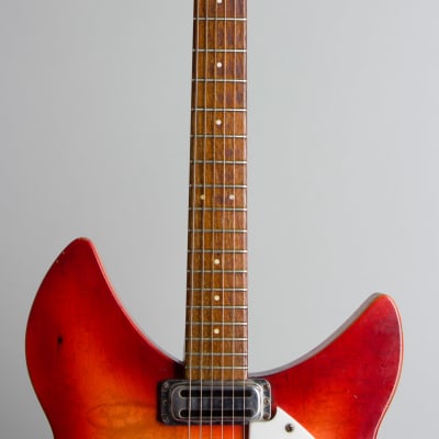 Rickenbacker  Model 335S/Rose Morris Model 1997 Thinline Hollow Body Electric Guitar (1965), ser. #EG-335, black hard shell case. image 8
