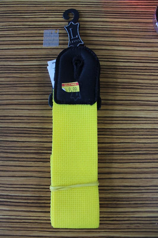 Levy's Yellow Guitar Strap M8POLY-YEL image 1