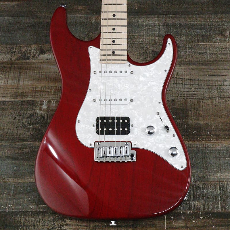 Suhr JE-Line Standard Ash Maple HSS Trans Red (S/N:67214 ) [03/12]