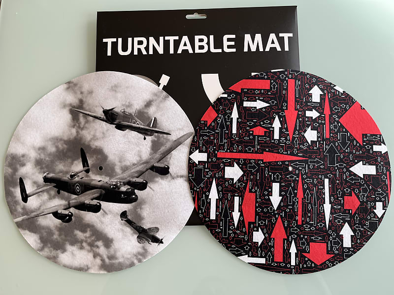 Set of two new exclusive Turntable Mats. Wool. Fit any Reverb