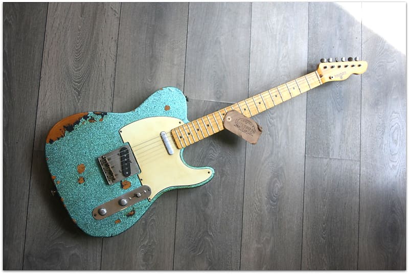 MAYBACH "Custom Shop by Nick Page,Teleman Mermaid Turquoise Sparkle“ 3 of 4 pieces made image 1
