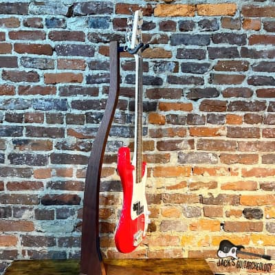 Squier Mini P-Bass Electric Bass (2020s - Red) image 7