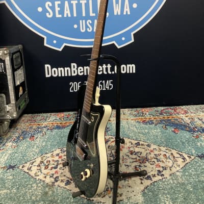 Tom Hamilton's Aerosmith, Danelectro Baritone Bass Signed! Authenticated! Black (#20) image 16