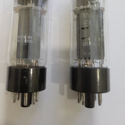 Tubes El34 Mullard Xf2 Matched Set 1960,s | Reverb