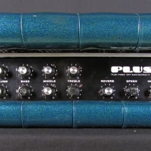 60's Plush P1000S 100watt Tube Tuck and Roll, Turquoise USA Made! image 2