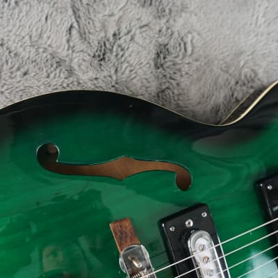Crestwood Hollowbody Electric - Green image 8