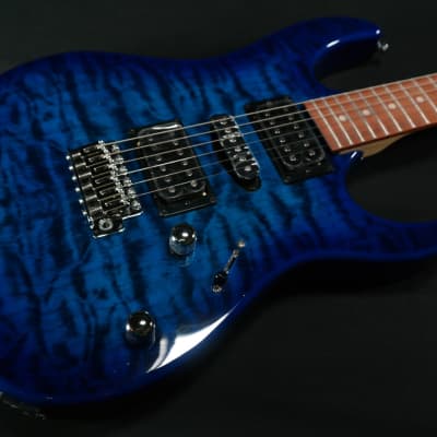 Ibanez GRX70QATBB GIO RX 6str Electric Guitar - Transparent Blue Burst 341 image 1
