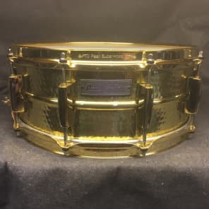 Pearl JD1455 14x5.5" Jimmy DeGrasso Signature Hammered Brass Snare Drum