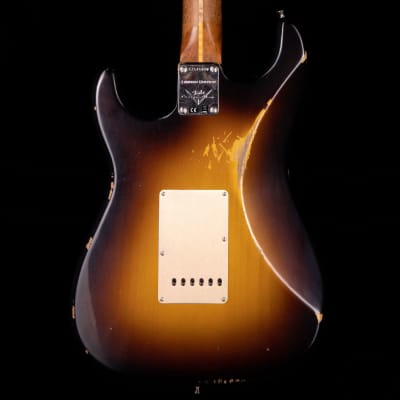 Fender Custom Shop 1956 Stratocaster Roasted 3A Birdseye Neck Relic 2-Tone Sunburst image 5