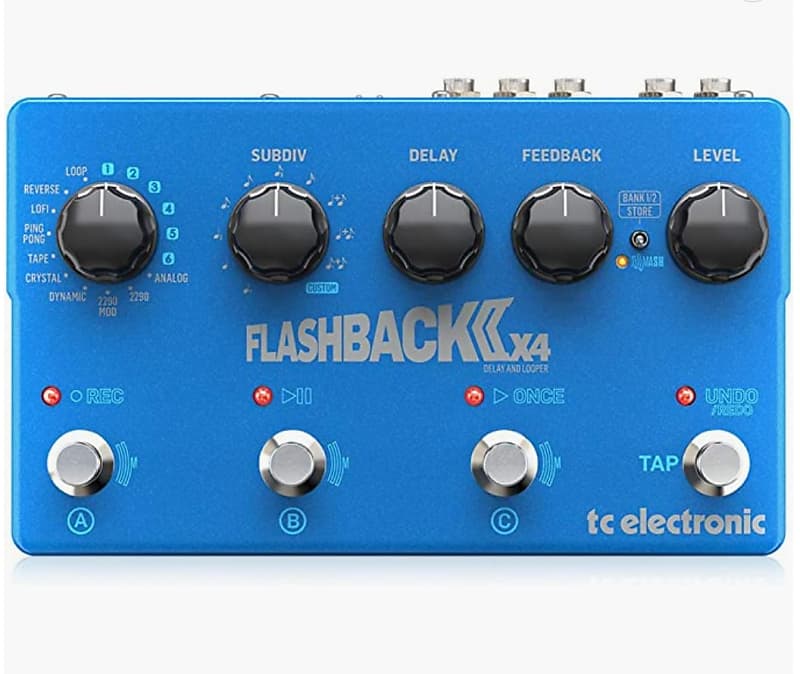 TC Electronic Flashback X4 Delay & Looper 2011 - 2019 - Blue image 1