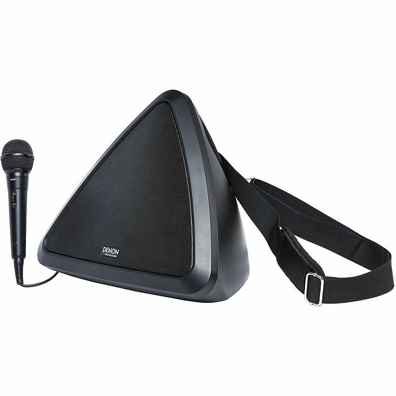 Denon DISPATCH Portable 2-Way Active PA Battery Powered Speaker w/ Bluetooth  			