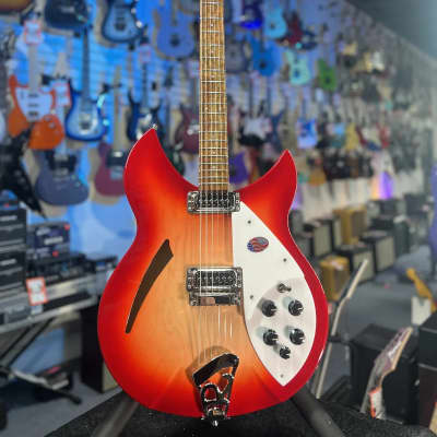 New 2024 Rickenbacker 330 Guitar - Fireglo, with OHS Case, 330FG Auth Dlr, 676 image 4
