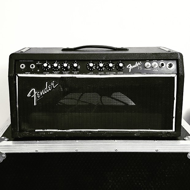 Vintage 1980s Fender 75 Watt Head Rivera Hand Wired Reverb Super Champ Princeton Era Valve Amp SERVICED
