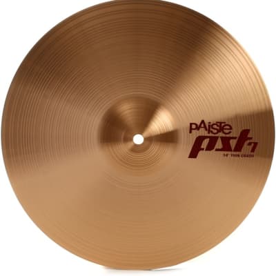 Paiste 14 inch PST 7 Thin Crash Cymbal image 1