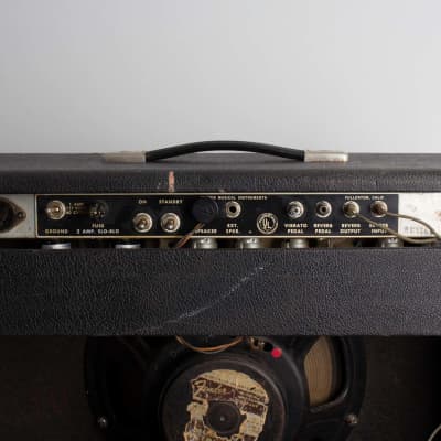 Fender  Deluxe Reverb Tube Amplifier (1967), ser. #A-23687. image 6