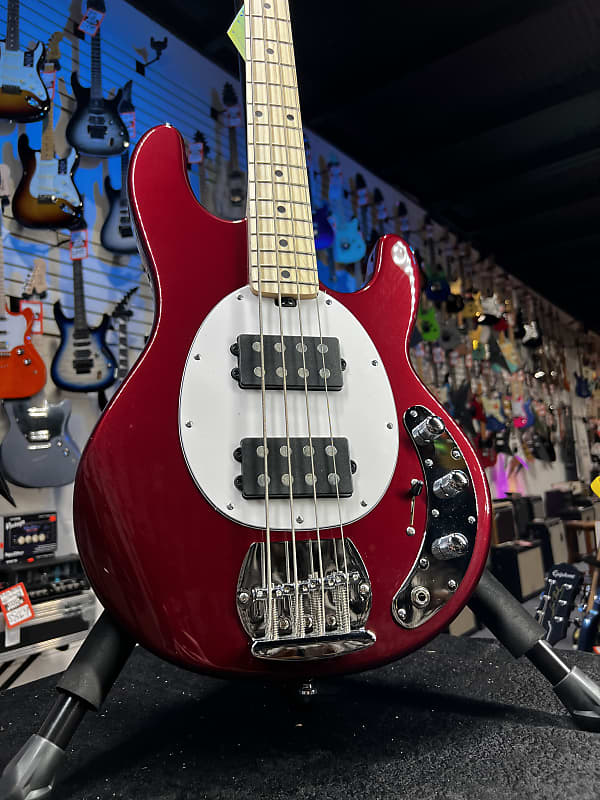 Sterling By Music Man StingRay RAY4HH Bass Guitar - Candy Apple