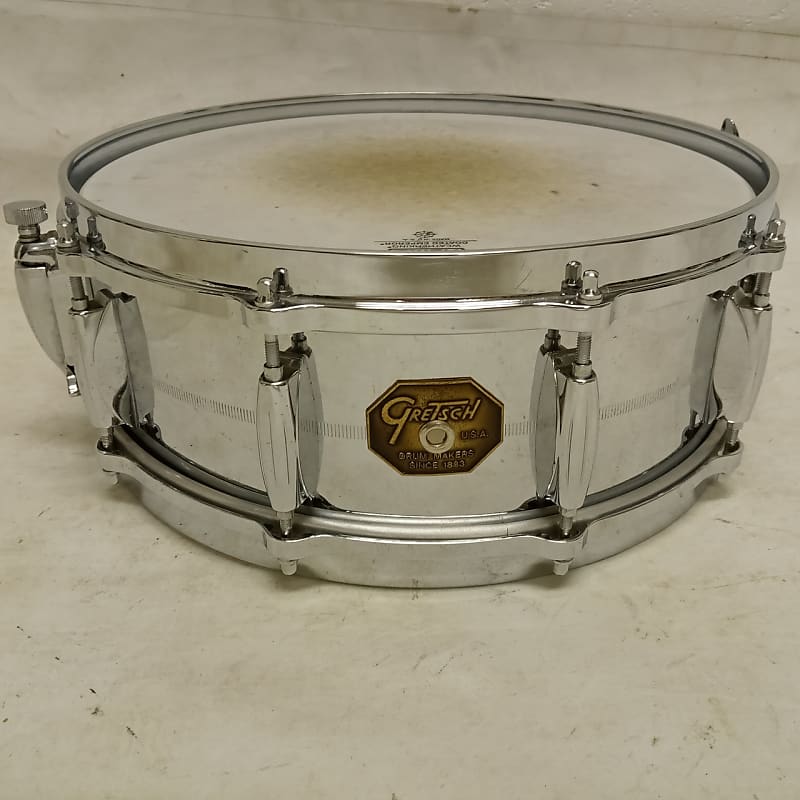 RARE Vintage 80´s Pearl Snaredrum 14x6,5 COB Chrome over Brass Snare