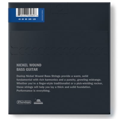 Dunlop Bass Strings Nickel Wound Medium 45/125 5-String Set image 2