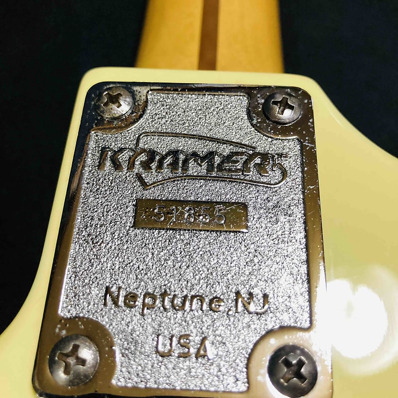 KRAMER クレーマー JK 2000 Neptune N.J Kramer Neptune NJ USA White Electric Guitar w/Soft case | Reverb