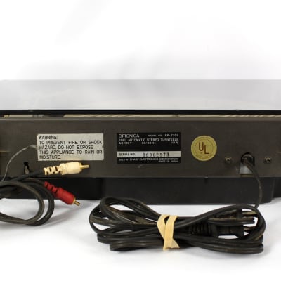 Rare OPTONICA RP-7705 Quartz-Lock Direct Drive Turntable w/ Stanton Trackmaster image 11
