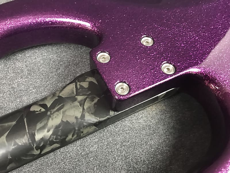 素敵でユニークな Bass Flea 2009 Modulus FB4 OBP-1 with Flake Metal Purple スポーツトイ・アクショントイ