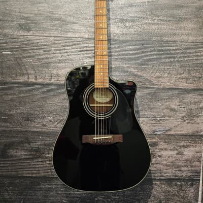 Fender Acoustic-Electric Guitar CD-110E BLK | Reverb
